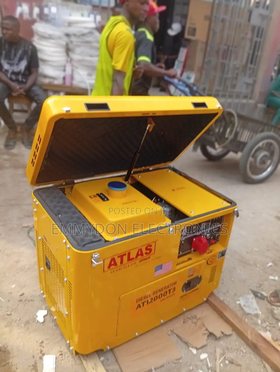 Atlas 10kva Soundproof Generator With Copper Coil