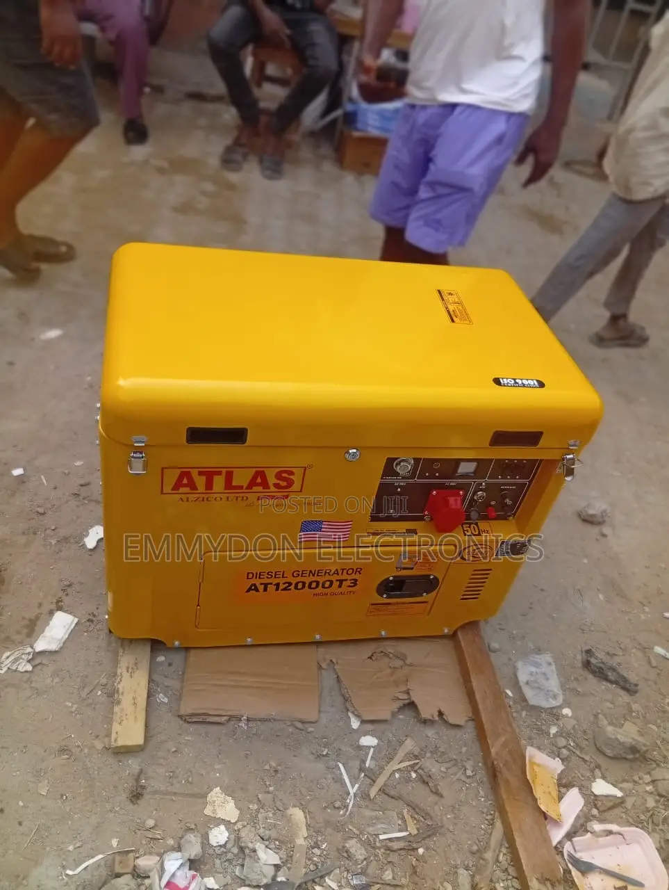 Atlas 10kva Soundproof Generator With Copper Coil