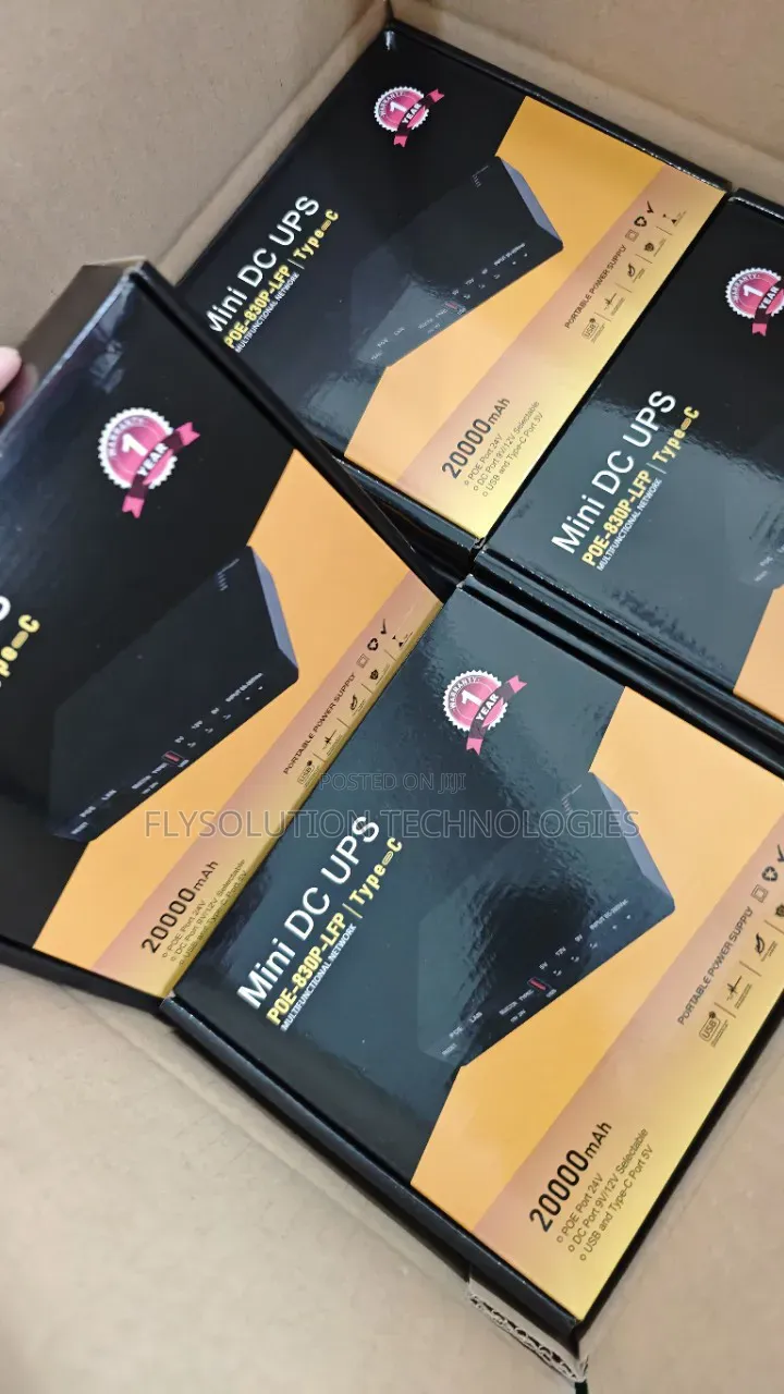 20,000mah Internet Router Power Bank Poe-830p Mini Dc Ups