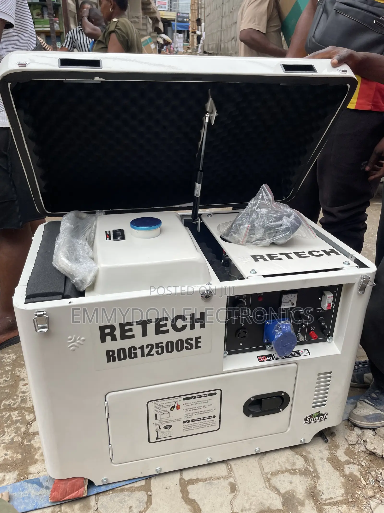 Retech Rdg12500se 10kva Generator Dependable Daily Power Supply