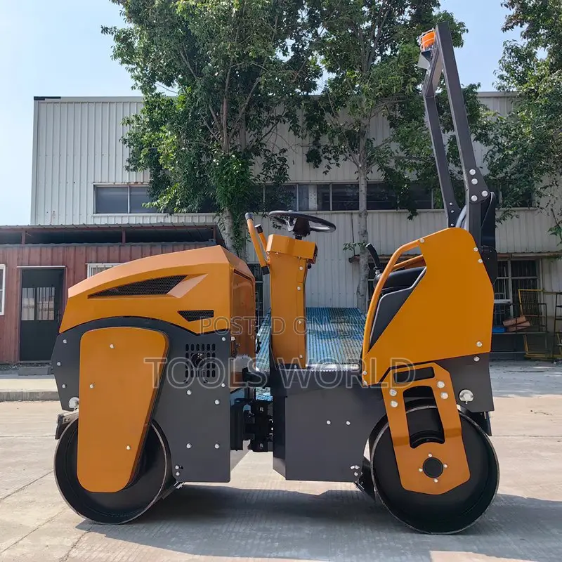 Articulated Double Drum Vibratory Road Roller Compacting Machine 2ton