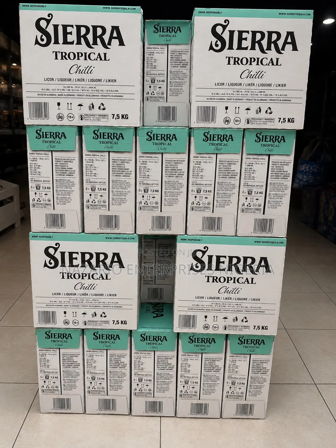 Sierra Tropical Tequila – Price by 12 Bottles