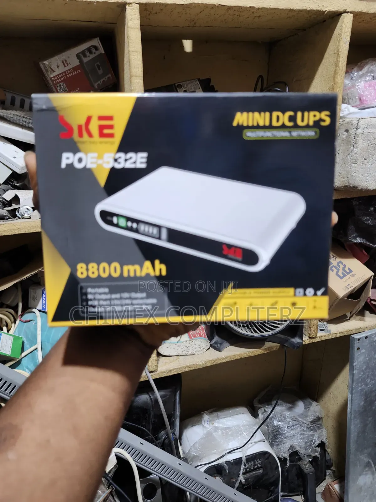 Ske Mini Dc Ups | 8800mah | Poe Power Bank For Wifi Router/ Cctv
