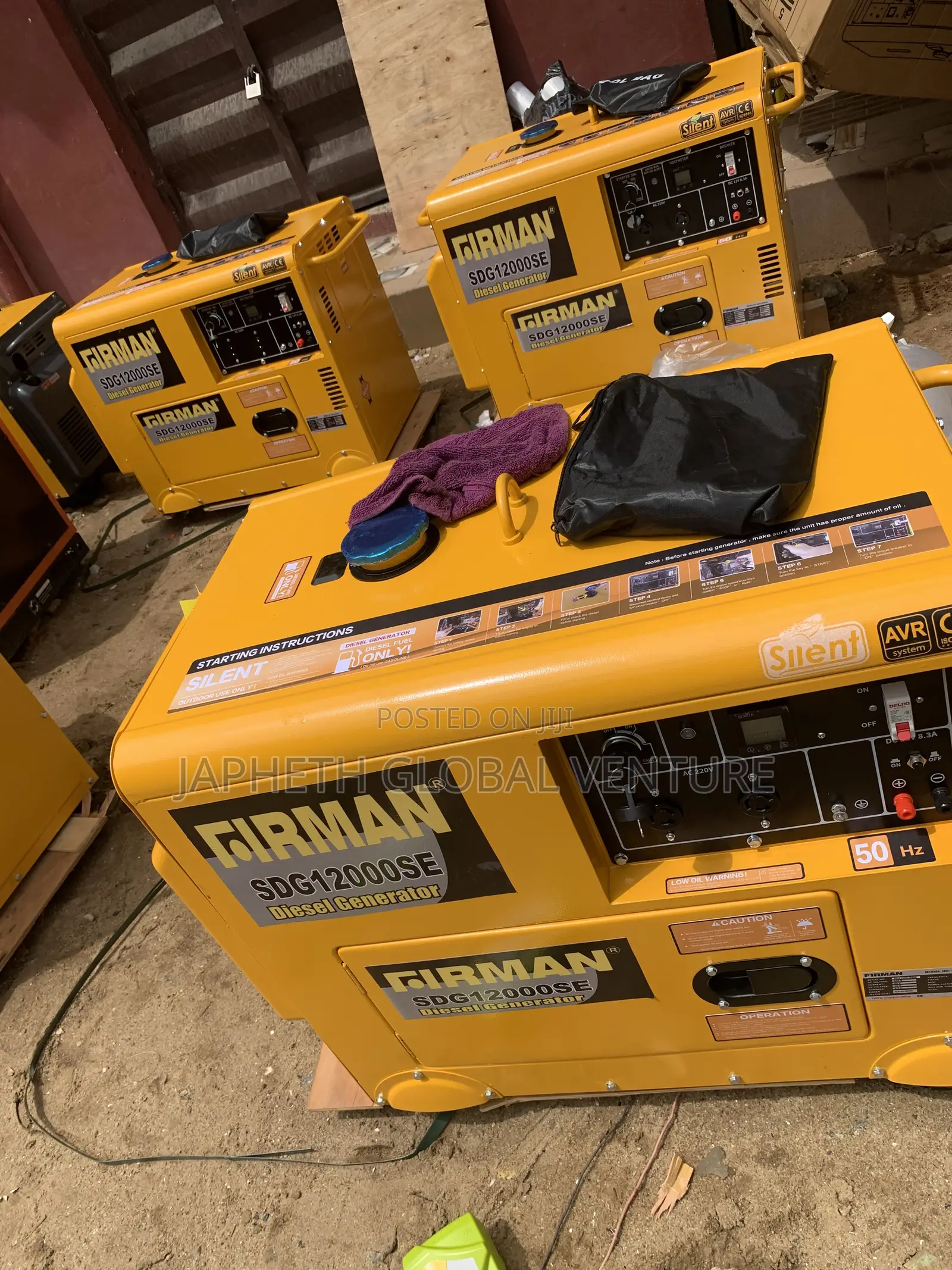 Firman Sdg12000se Electric Start Silent Generator 50hz
