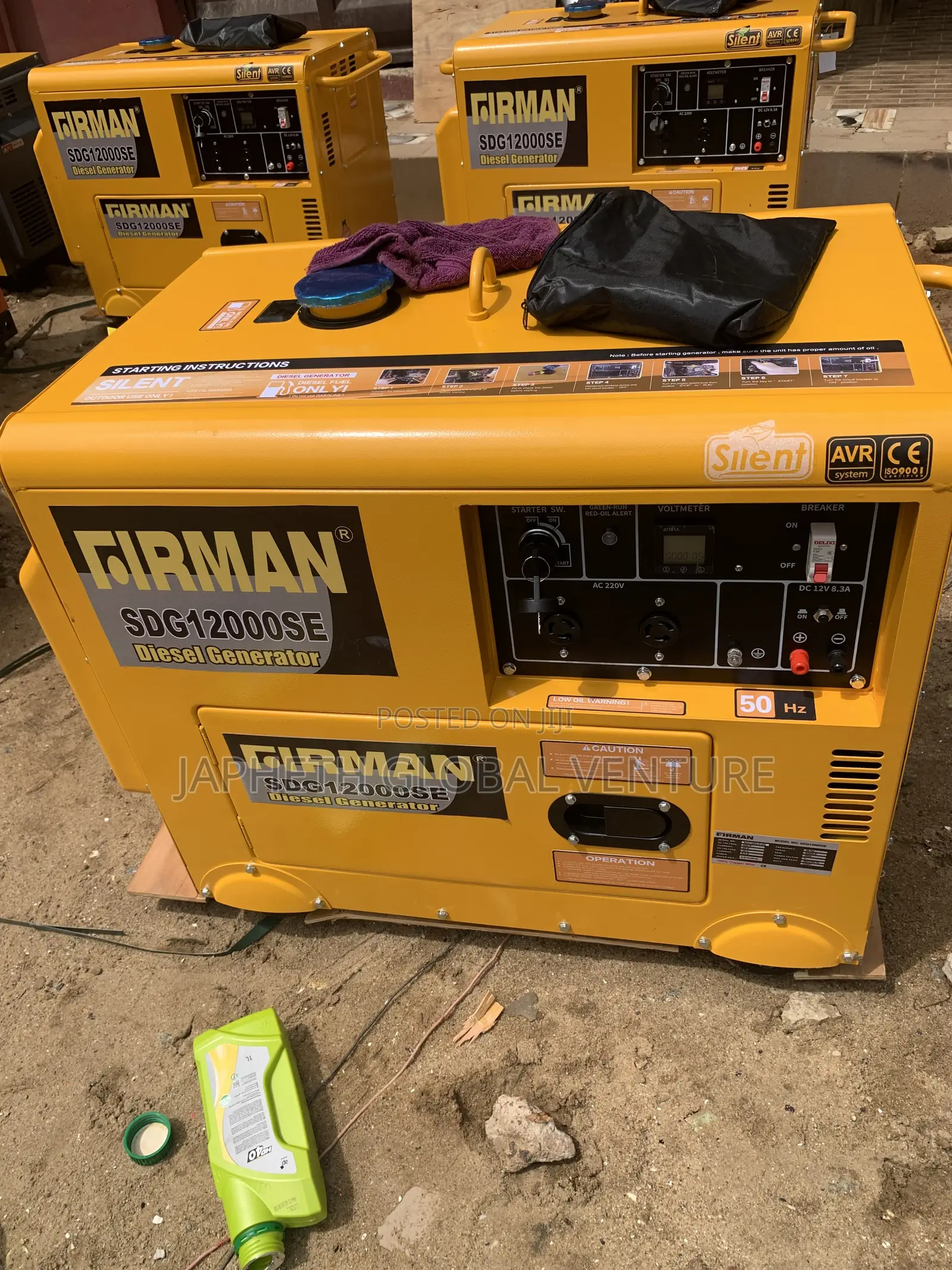 Firman Sdg12000se Electric Start Silent Generator 50hz