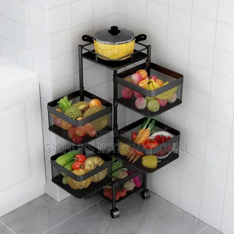 5-Tier Rotating Fruit Basket