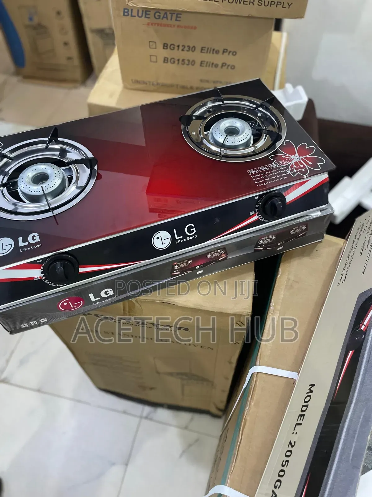 Lg 2 Burner Gas Cooker – Sleek Design