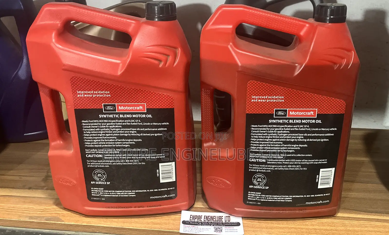 Motorcraft 5w30 5w20 (Synthetic Blend)