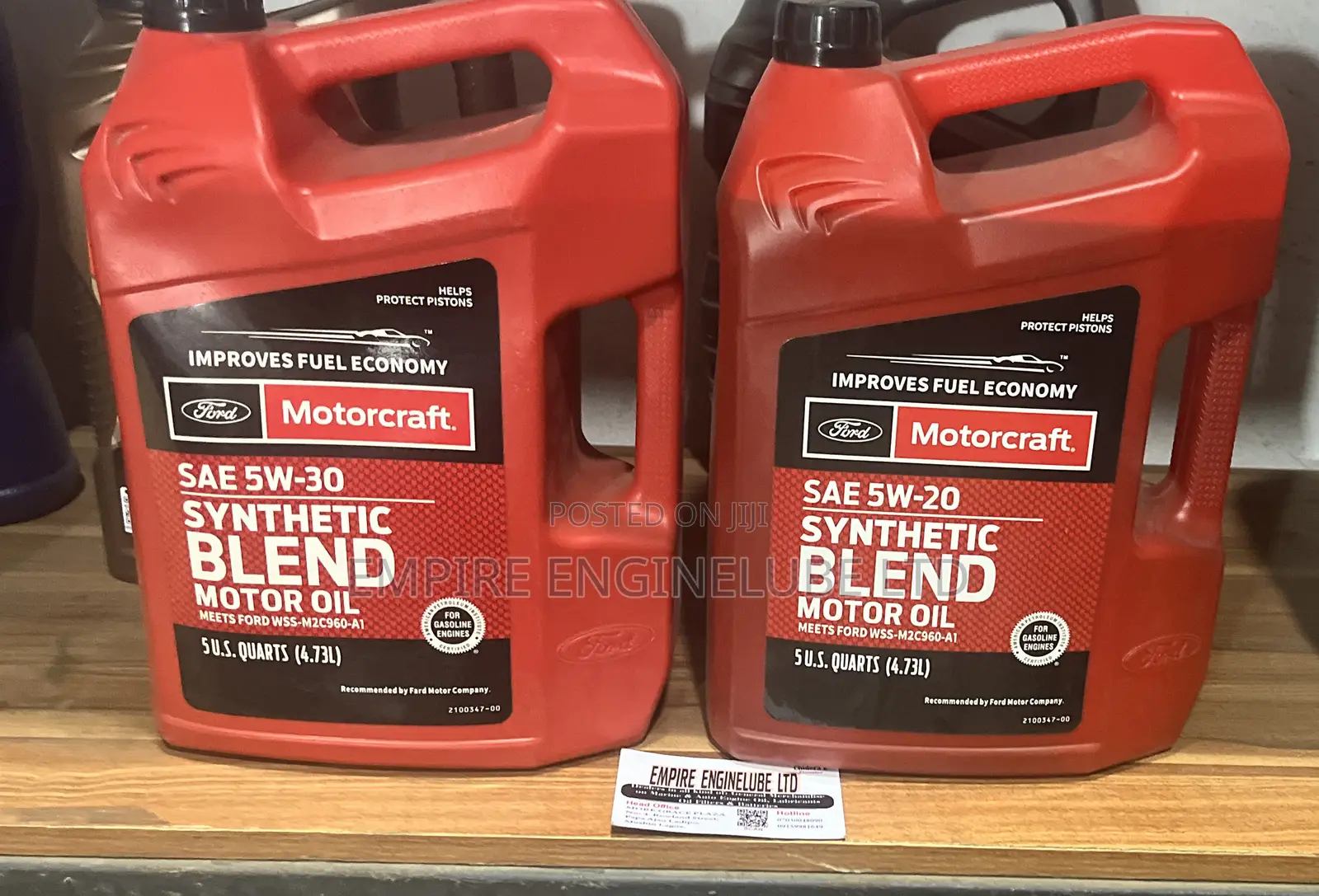 Motorcraft 5w30 5w20 (Synthetic Blend)