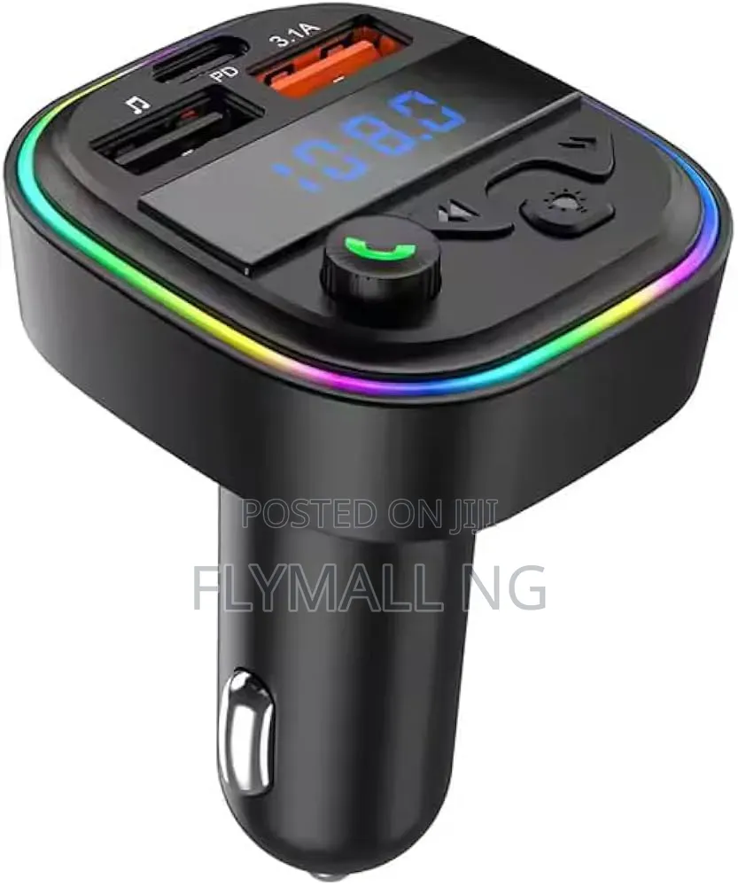 P2 Dual Usb Port Cigarette Lighter Car Charger Support Bluetooth