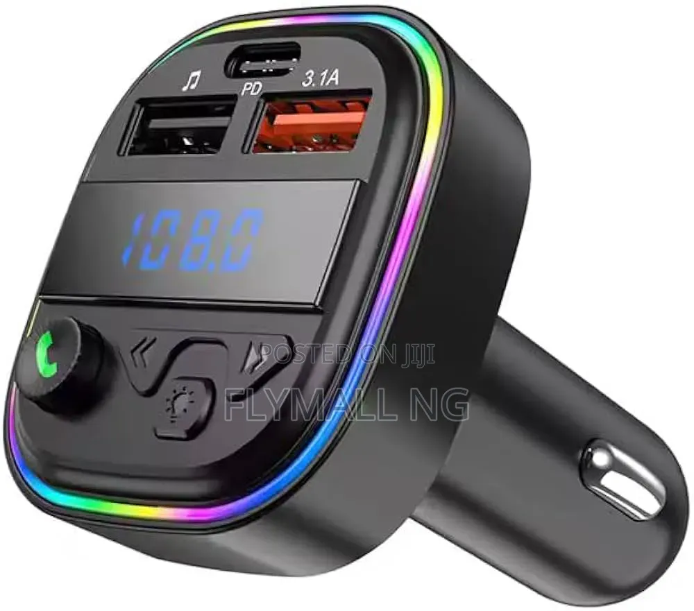 P2 Dual Usb Port Cigarette Lighter Car Charger Support Bluetooth