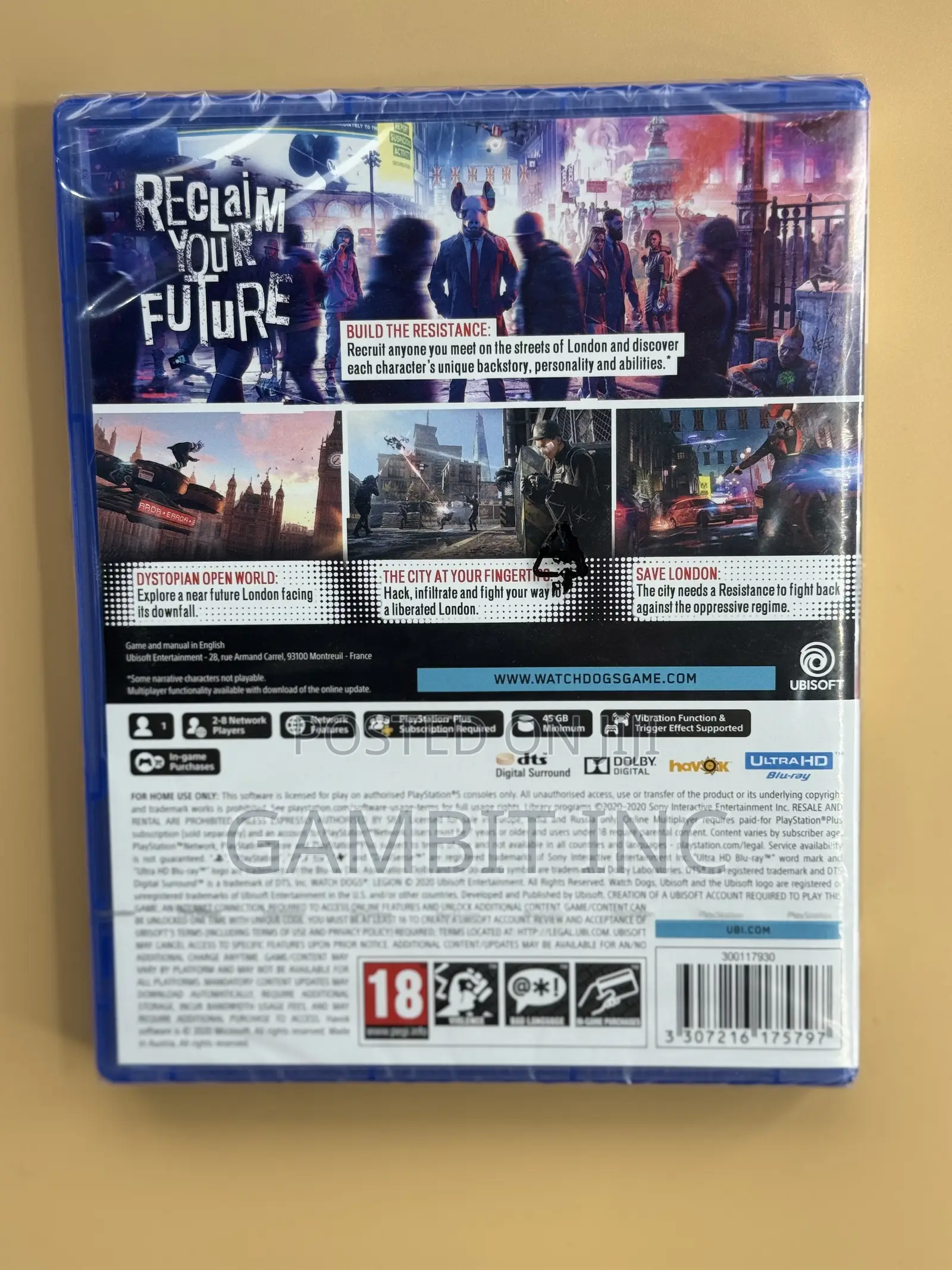 Playstation 5 Watch Dogs Legion