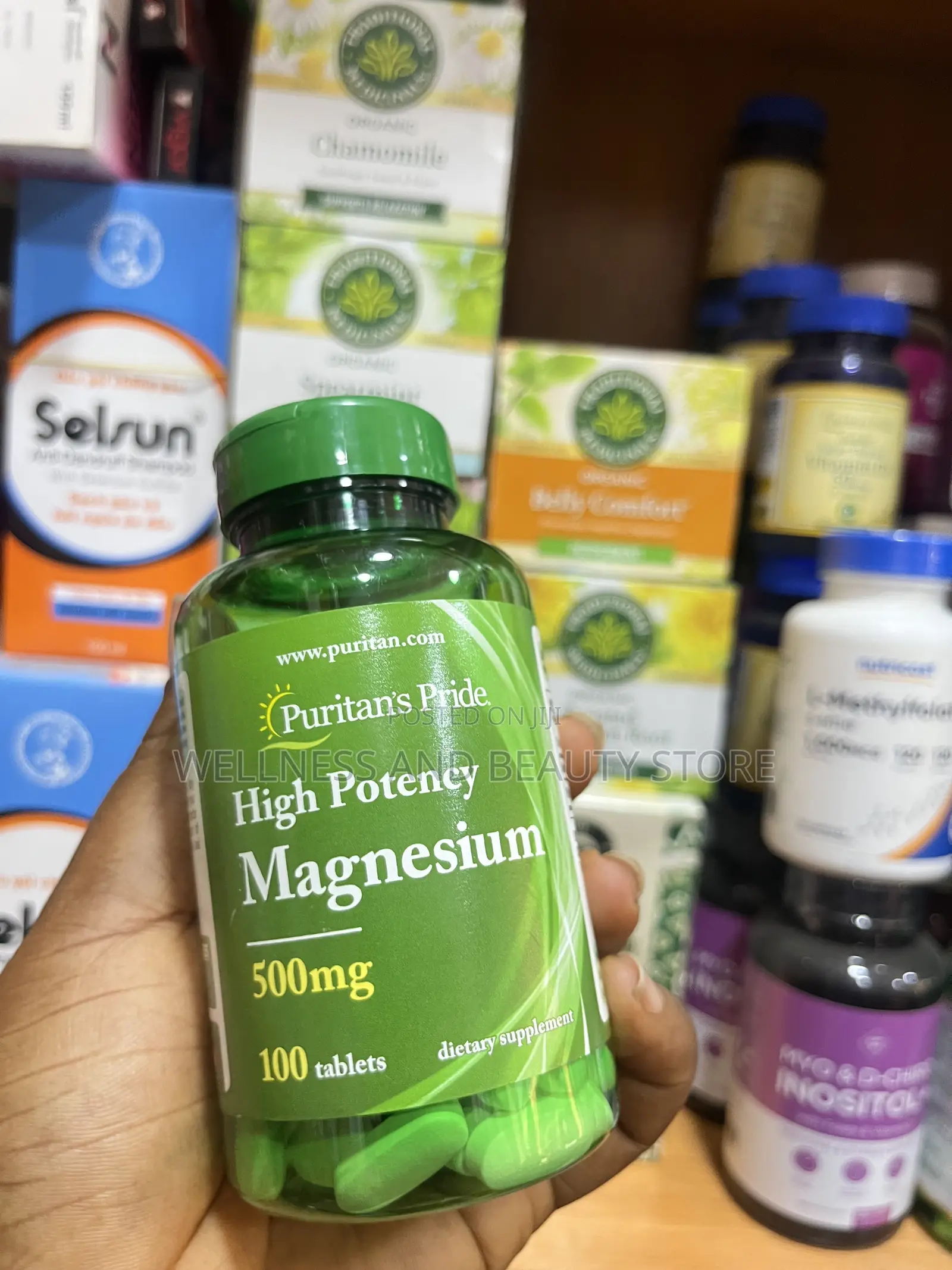 Puritans Pride Magnesium Oxide 500mg