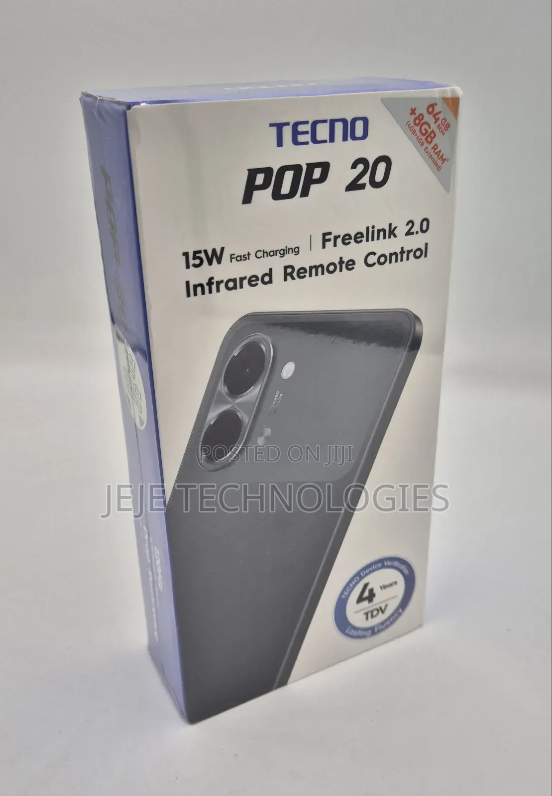 New Tecno Pop 20 64 GB Black