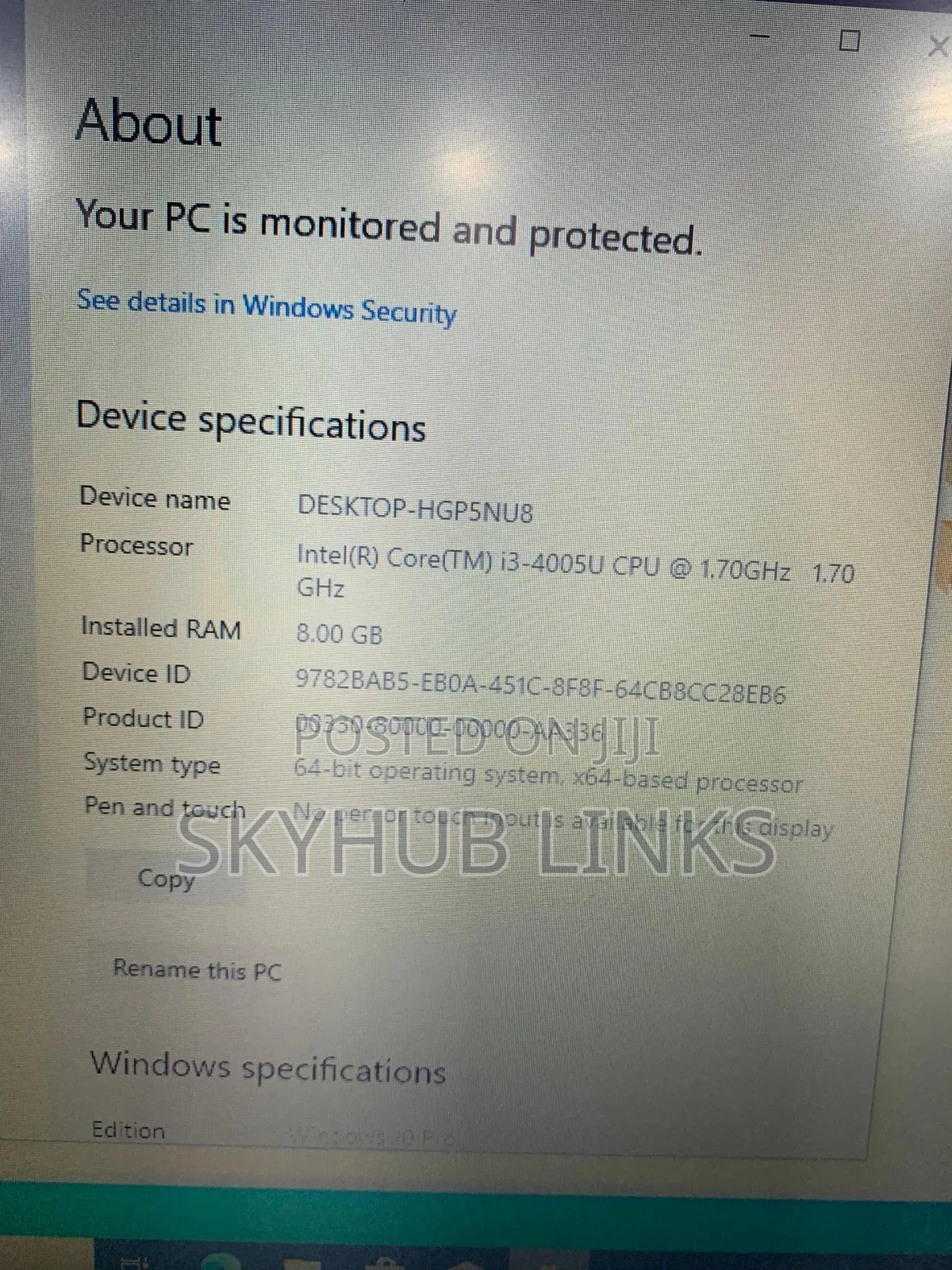Laptop Dell Latitude 3550 8GB Intel Core i3 HDD 500GB