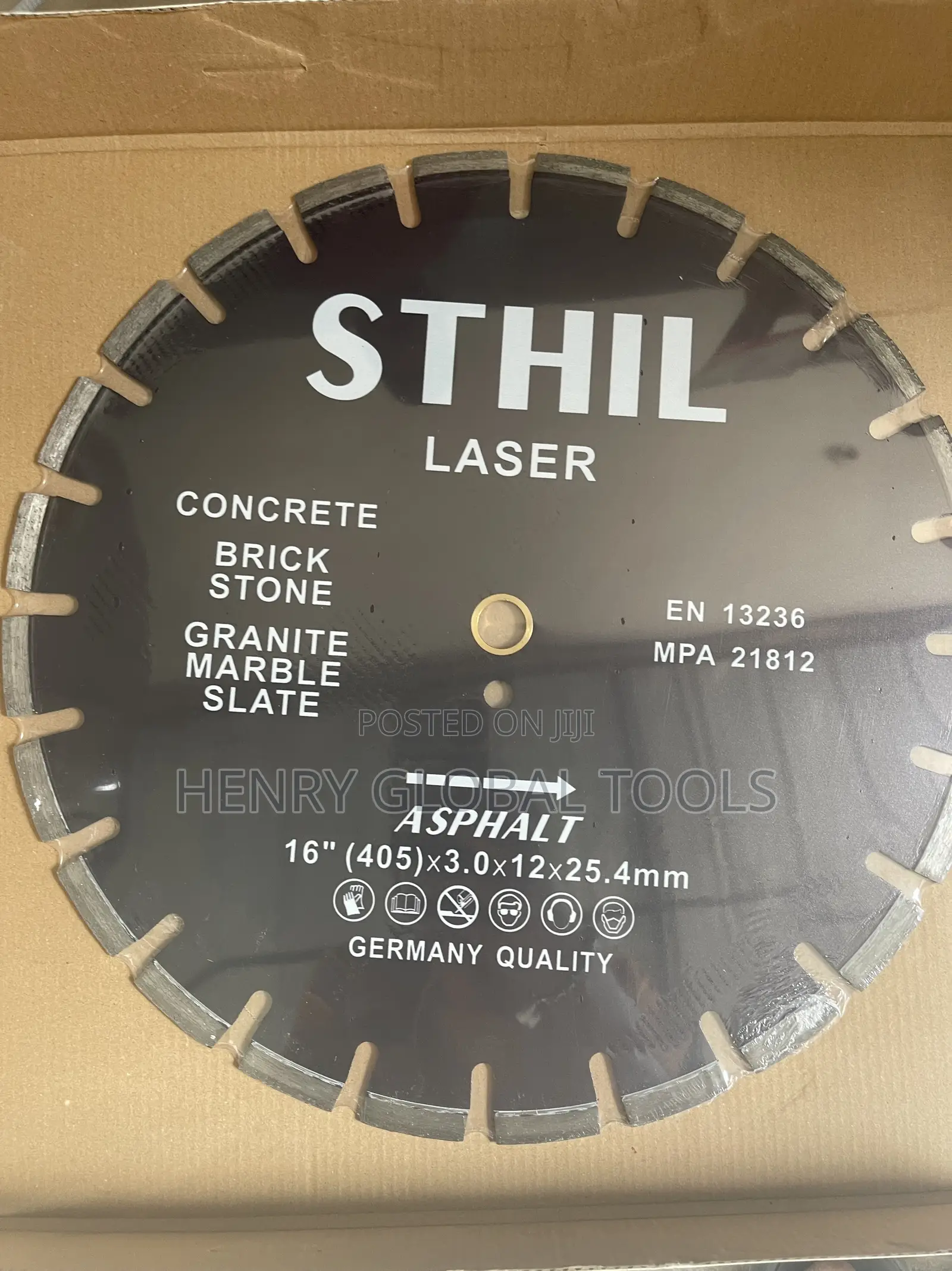 405mm 16” Sthil Asphalt Laser Concrete Cutting Disc