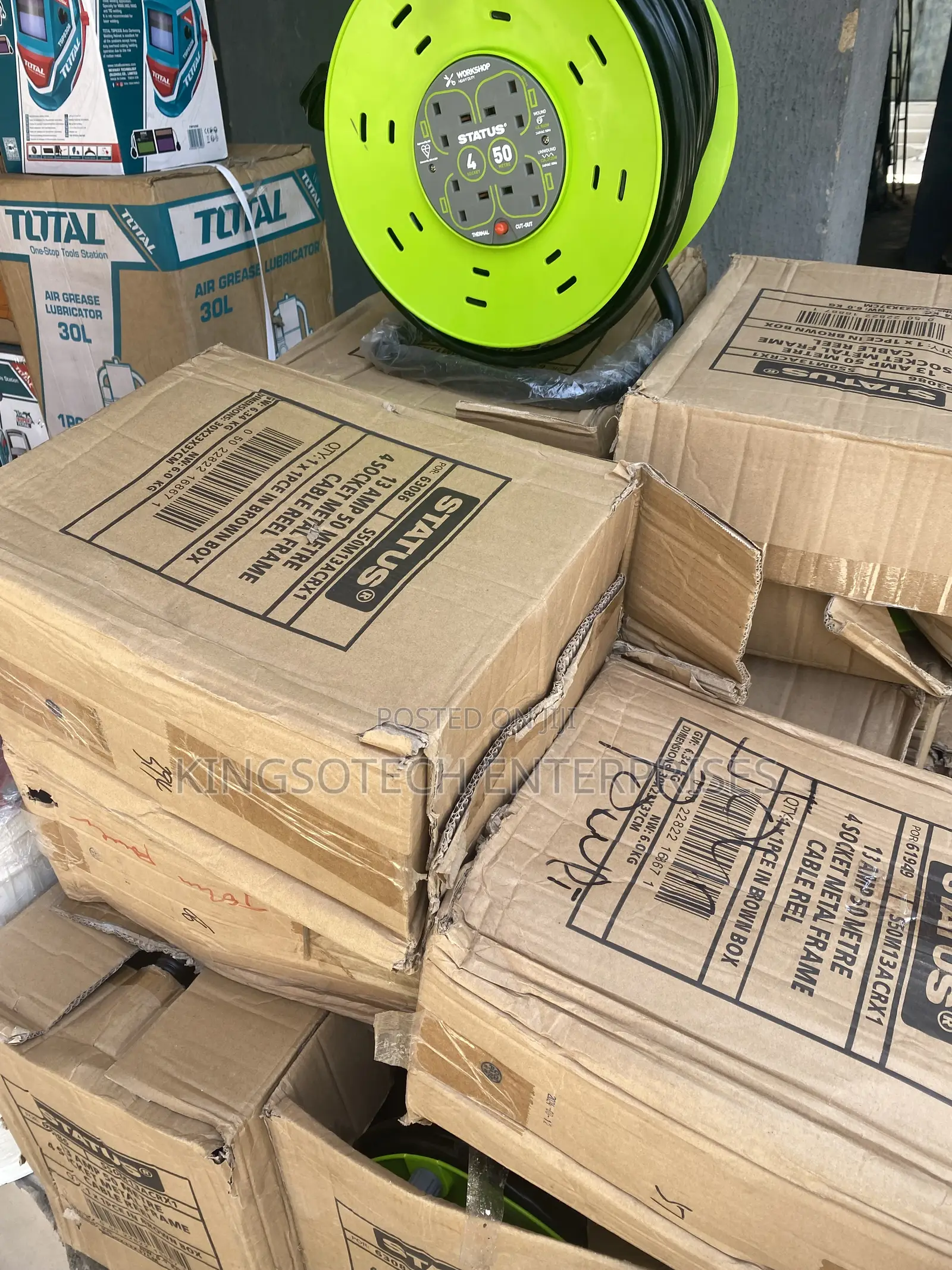 Extension Cable 13amps X 50metres Pure Copper Cable