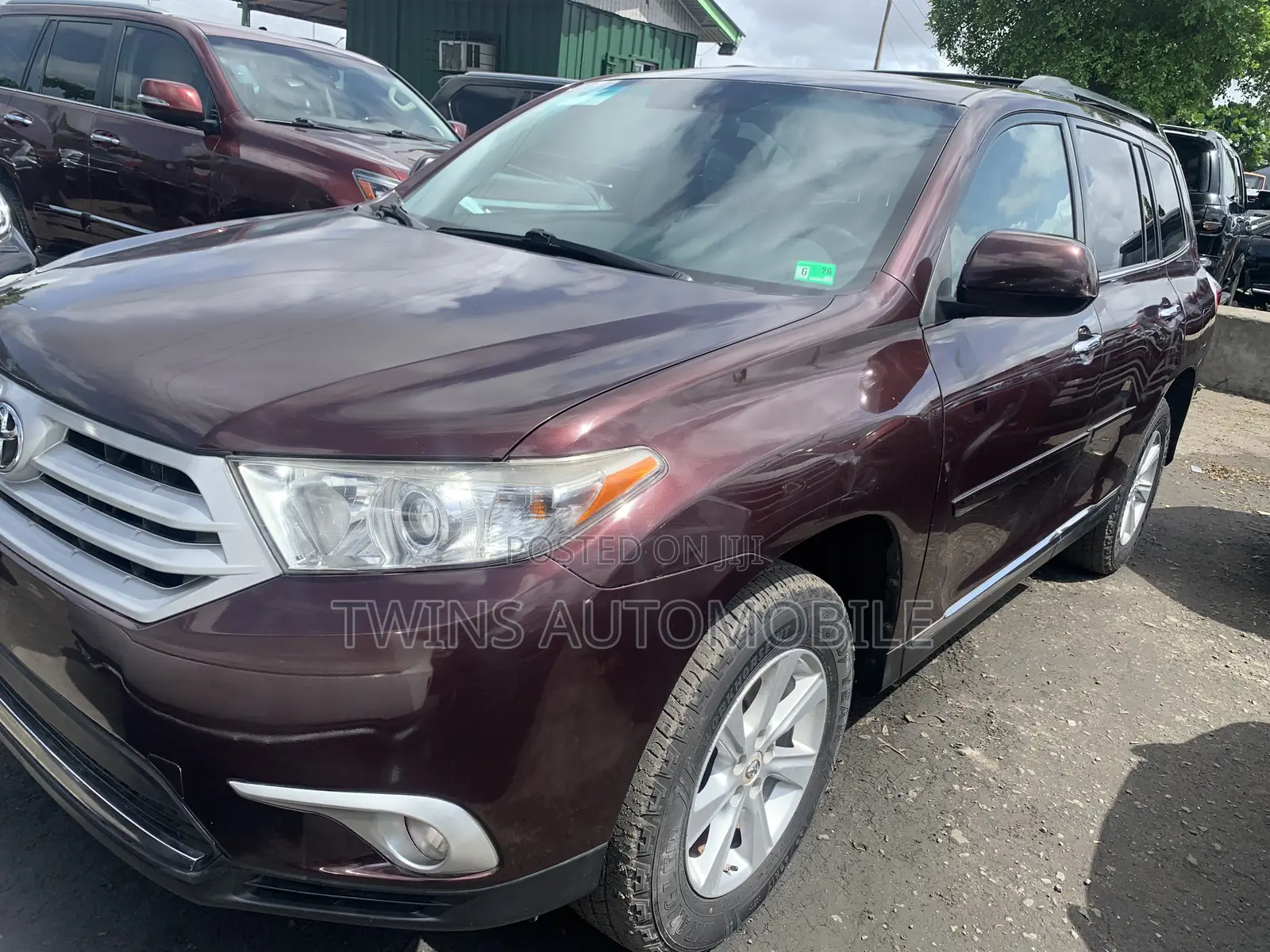 Toyota Highlander Limited 3.5l 4WD 2013 Burgundy