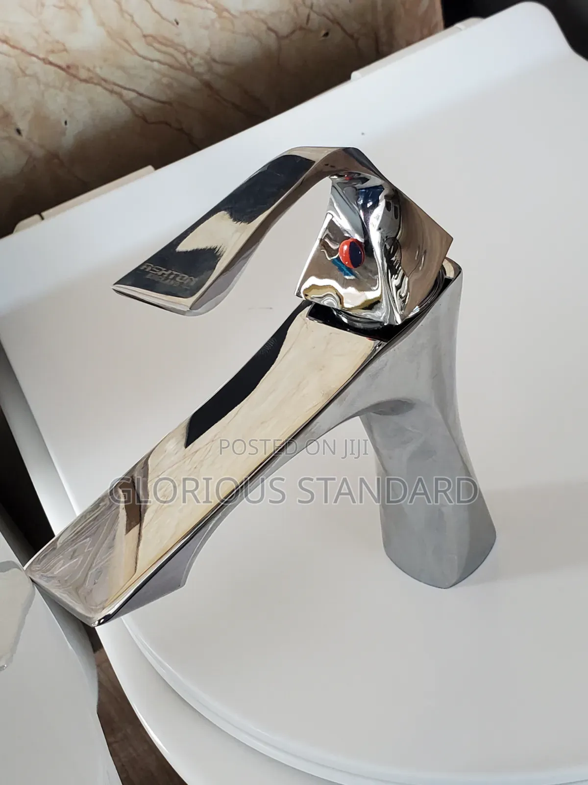 Curve Neck Basin Mixer Chrome