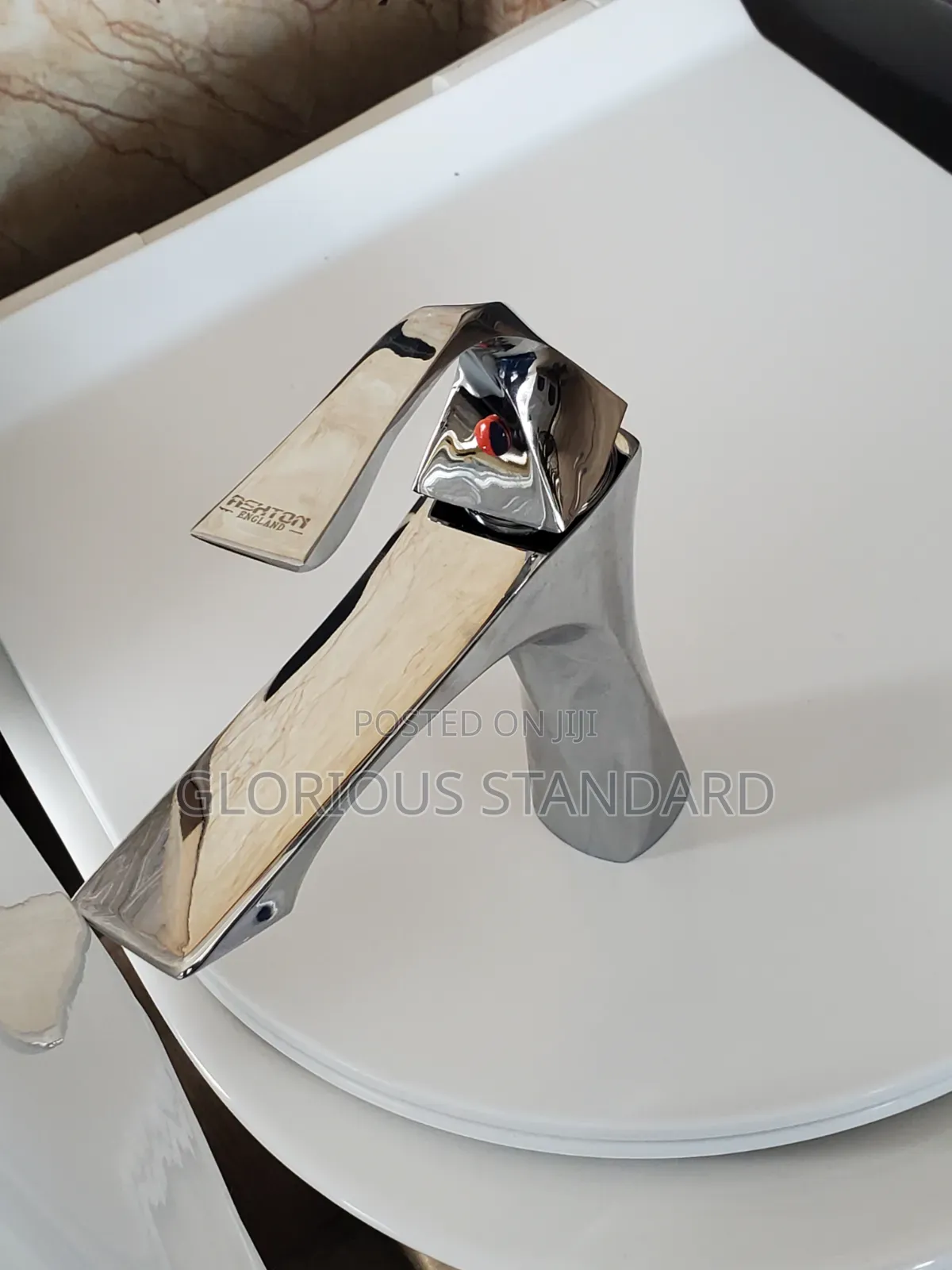 Curve Neck Basin Mixer Chrome