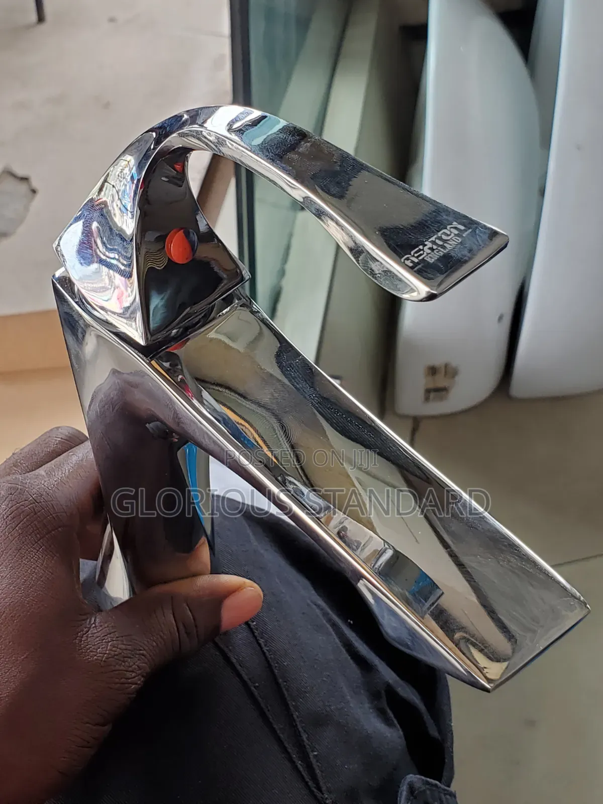 Curve Neck Basin Mixer Chrome
