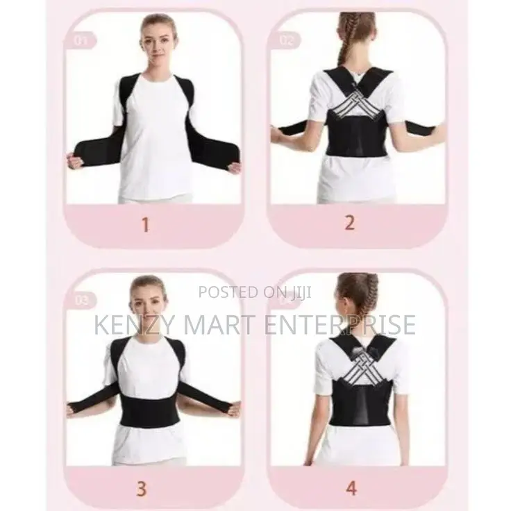 Discreet Posture Corrector Wearable Under Shirt Invisibly