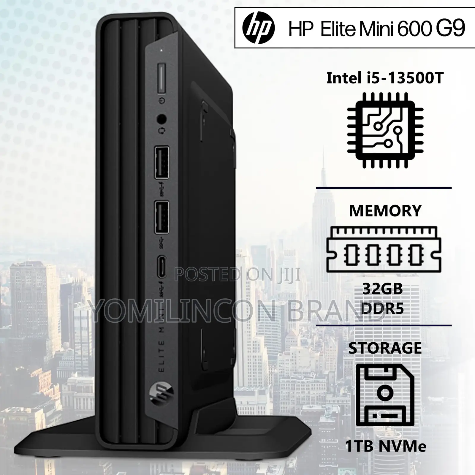 New Desktop Computer HP 8GB HDD 512GB
