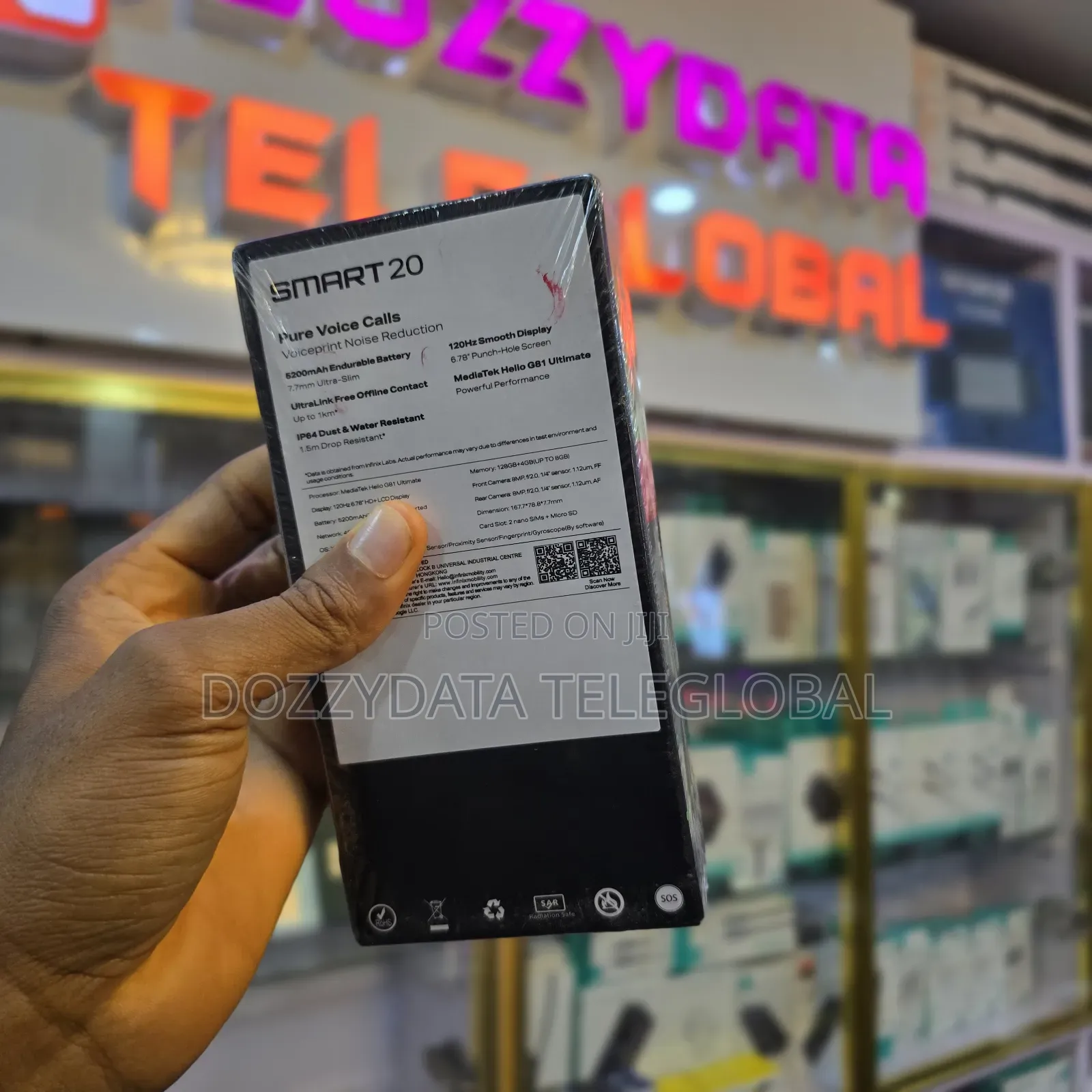 New Infinix Smart 20 128 GB Orange