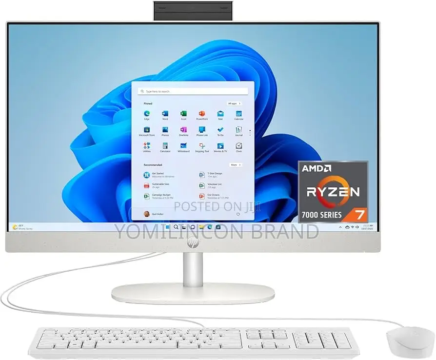 New Desktop Computer HP 200 G4 All-in-One 256GB Intel Core i3 HDD 512GB