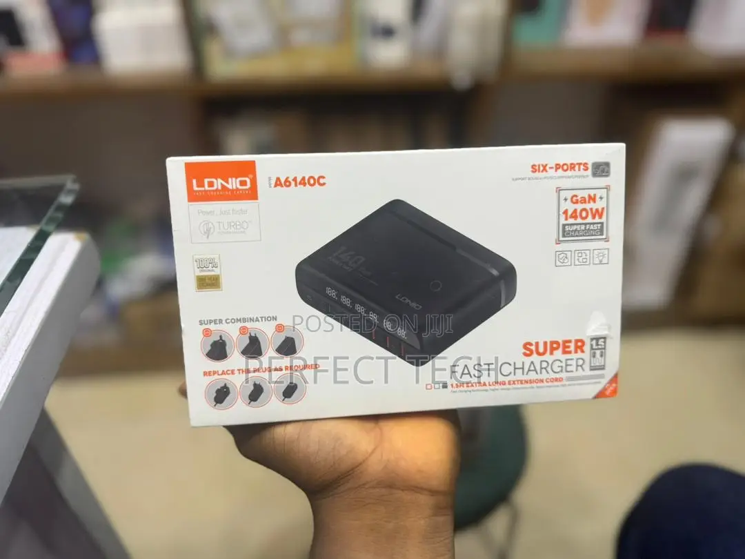 Ldnio 140w Gan Super Fast Desktop Charger A6140c