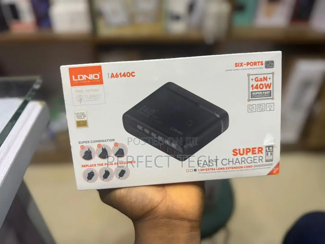 Ldnio 140w Gan Super Fast Desktop Charger A6140c