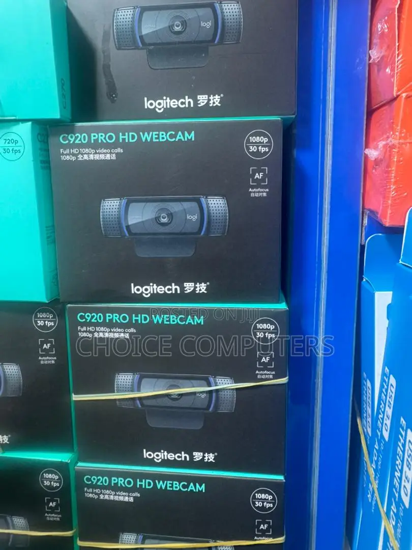 Logitech Hd Pro Webcam C920, Widescreen Video Calling and Recording