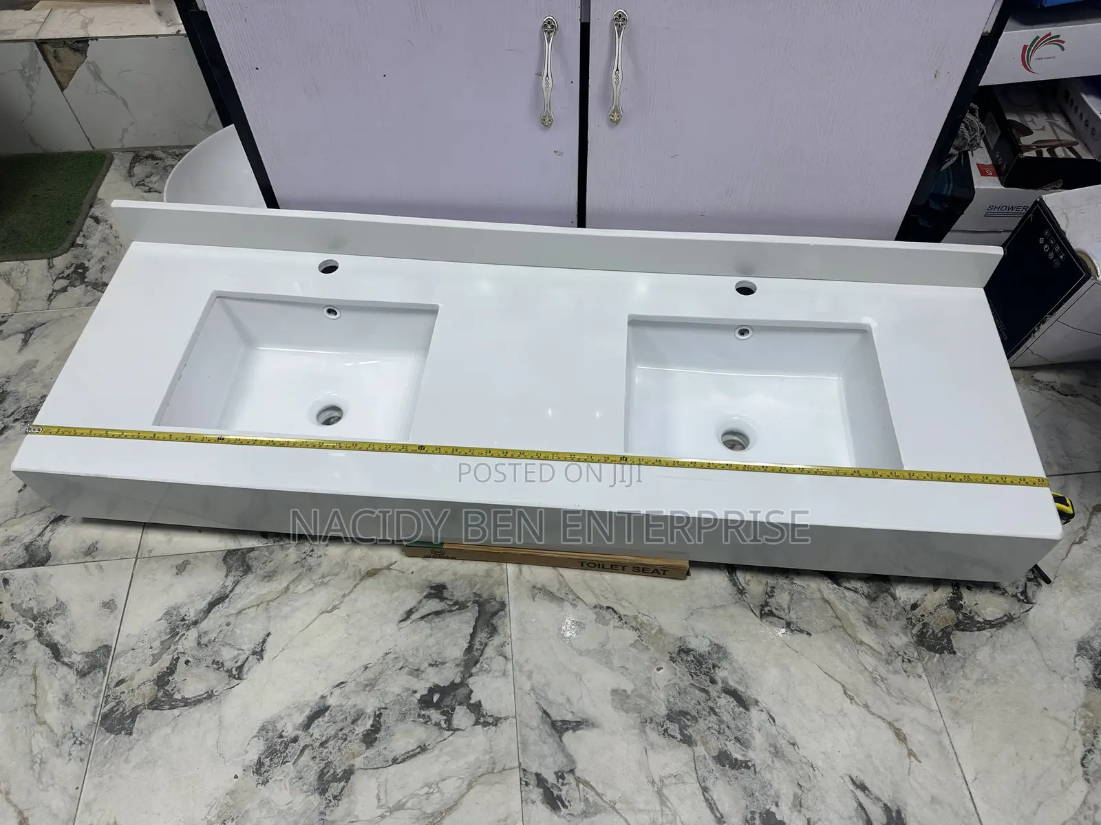 Double Bowl Kitchen Marble Sink
