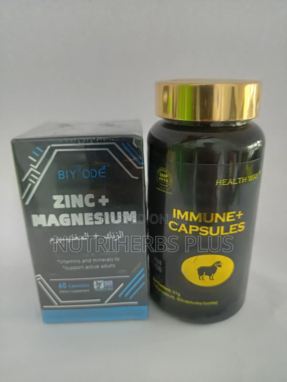Biyode Zinc, Magnesium, and Norland Immune+ Capsules: Very Effective