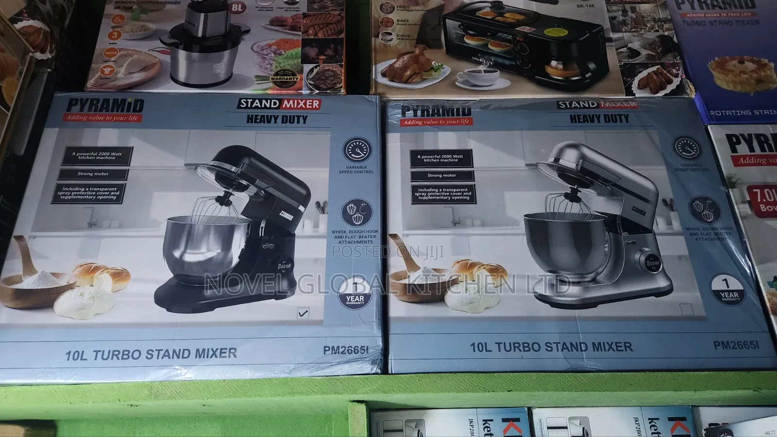 10l Pyramid Large Capacity Cake Stand Mixer
