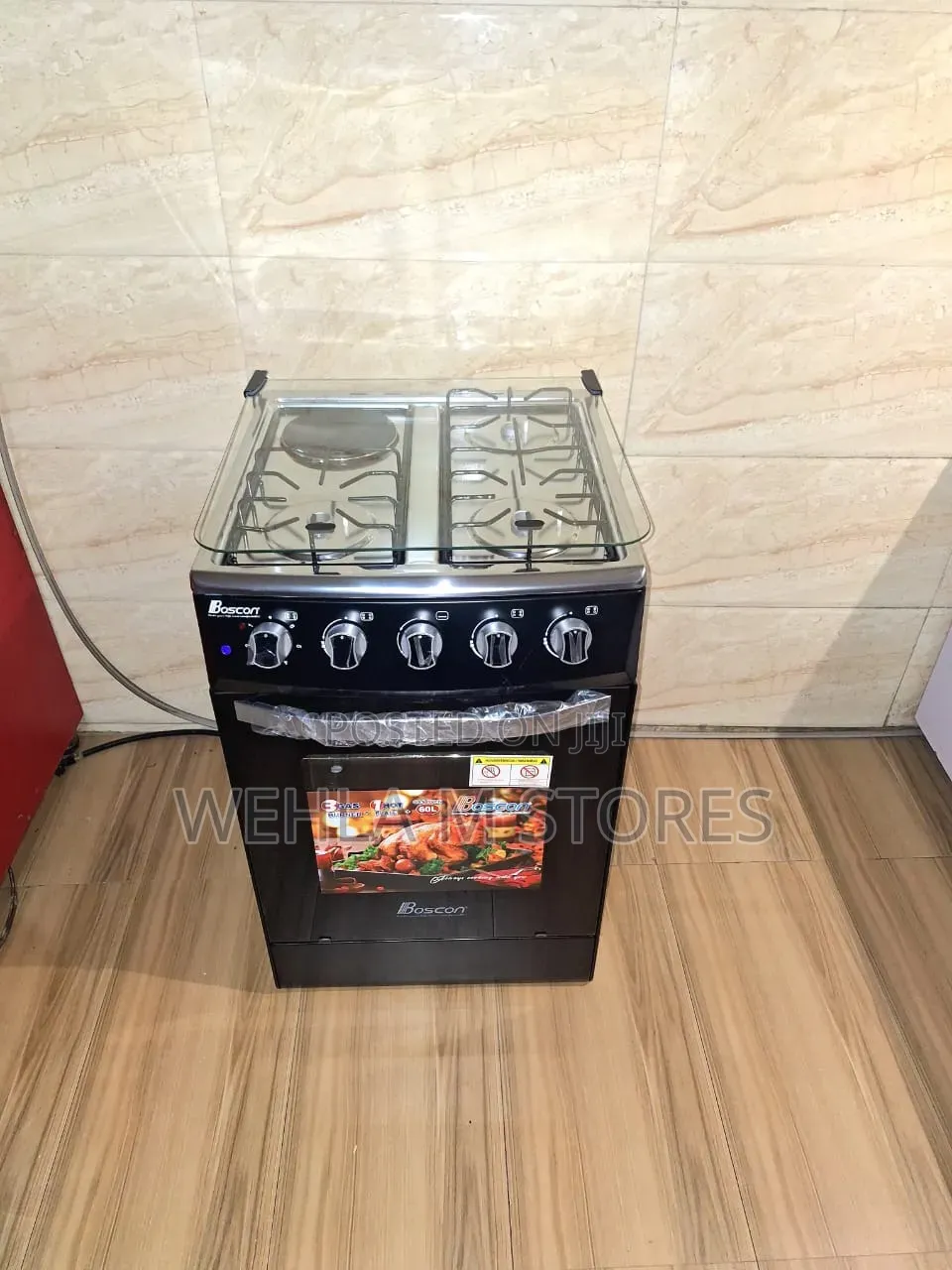 Boscon Standing Gas Cooker (3b+1e) - Bosgss500
