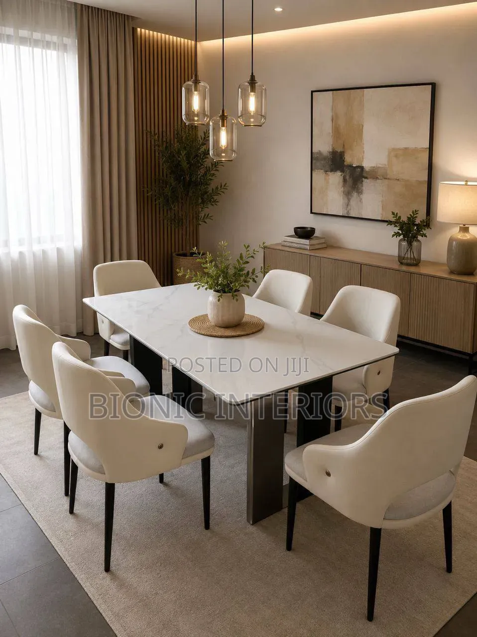 Classic Marble Dining Table for Dining Room