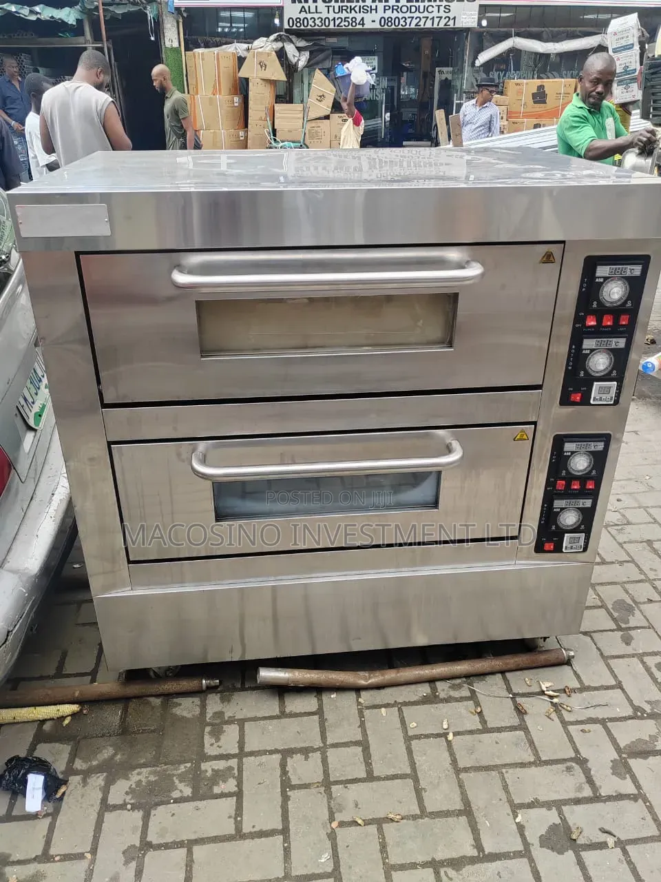 Foreign Used Stainless Steel Two-Deck Commercial Electric Baking Oven