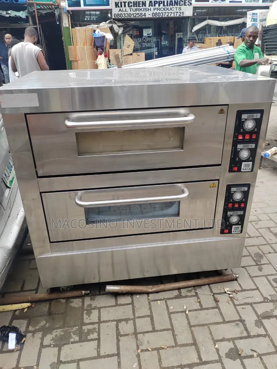 Foreign Used Stainless Steel Two-Deck Commercial Electric Baking Oven