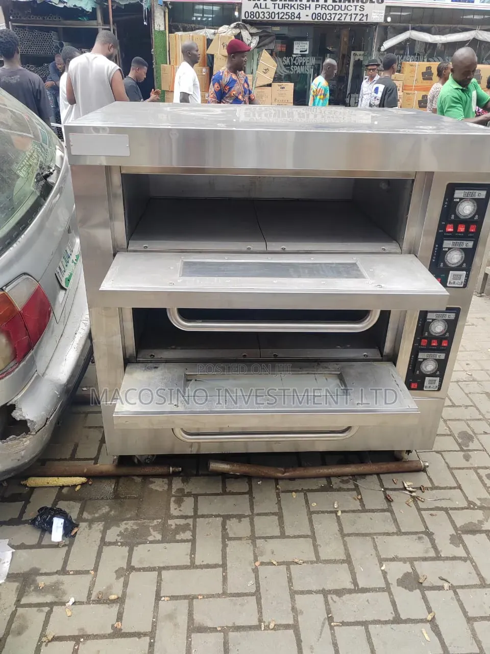 Foreign Used Stainless Steel Two-Deck Commercial Electric Baking Oven