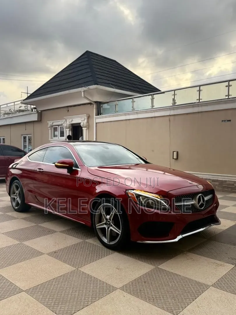 Mercedes-Benz C300 Base Coupe RWD (2.0L 4cyl 7A) 2017 Red