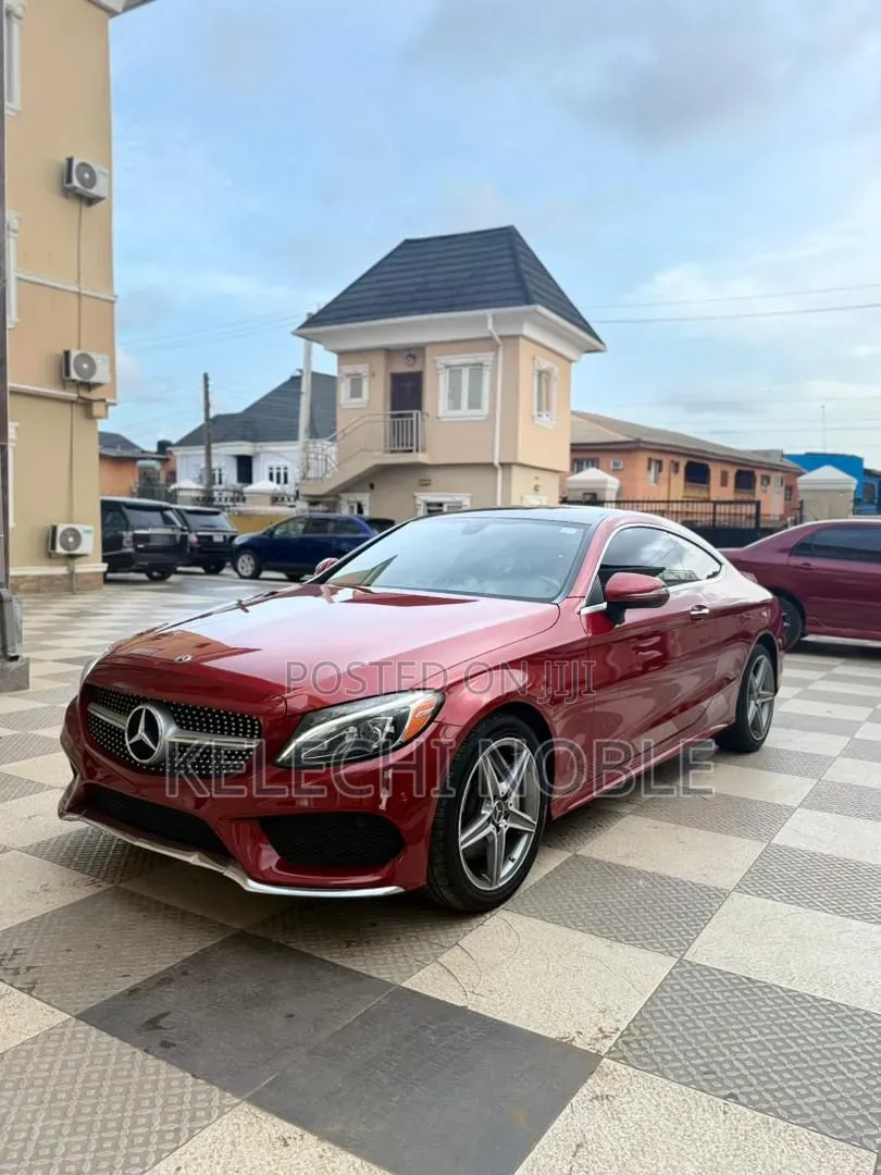 Mercedes-Benz C300 Base Coupe RWD (2.0L 4cyl 7A) 2017 Red