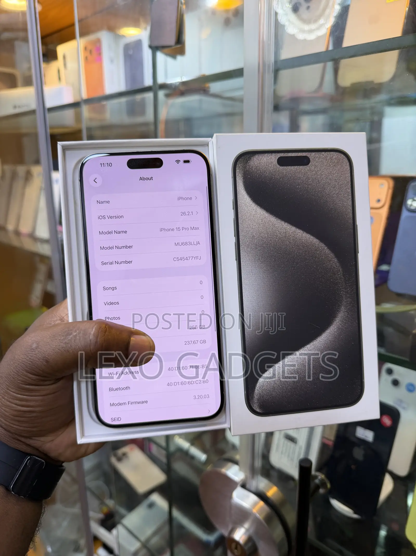 Apple iPhone 15 Pro Max 256 GB Silver