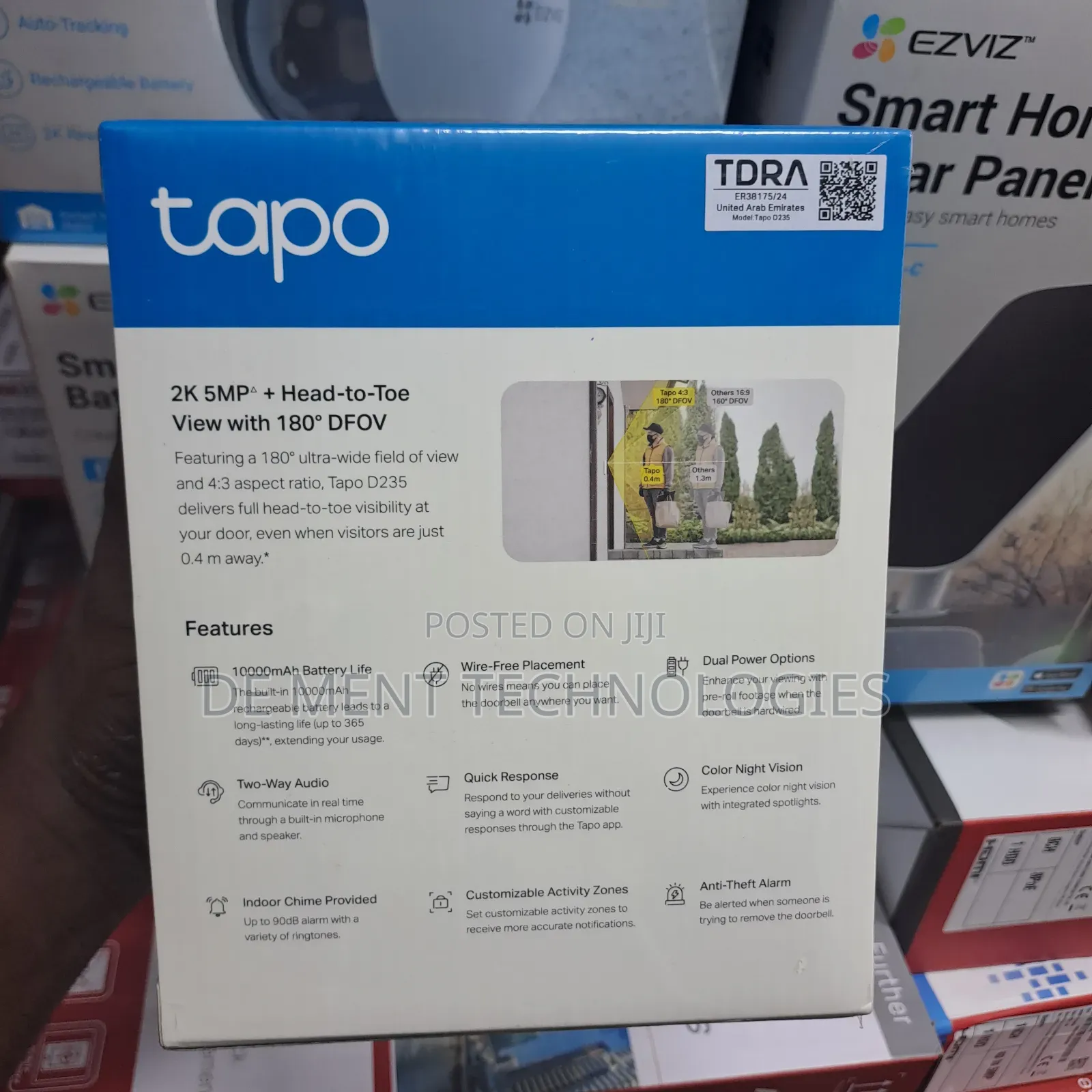 Tp-Link Tapo D325 Video Doorbell Camera