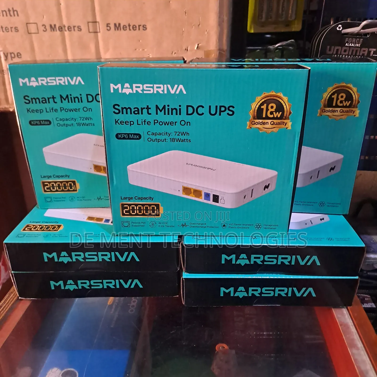 Marsriva 20,000mah Kp6 Smart Mini Dc Ups For Router