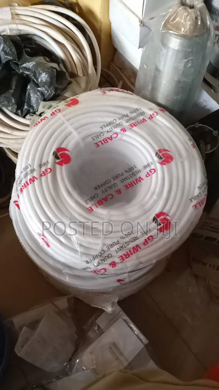 2.5mm by 3 Core Borehole Wire With 100% Copper
