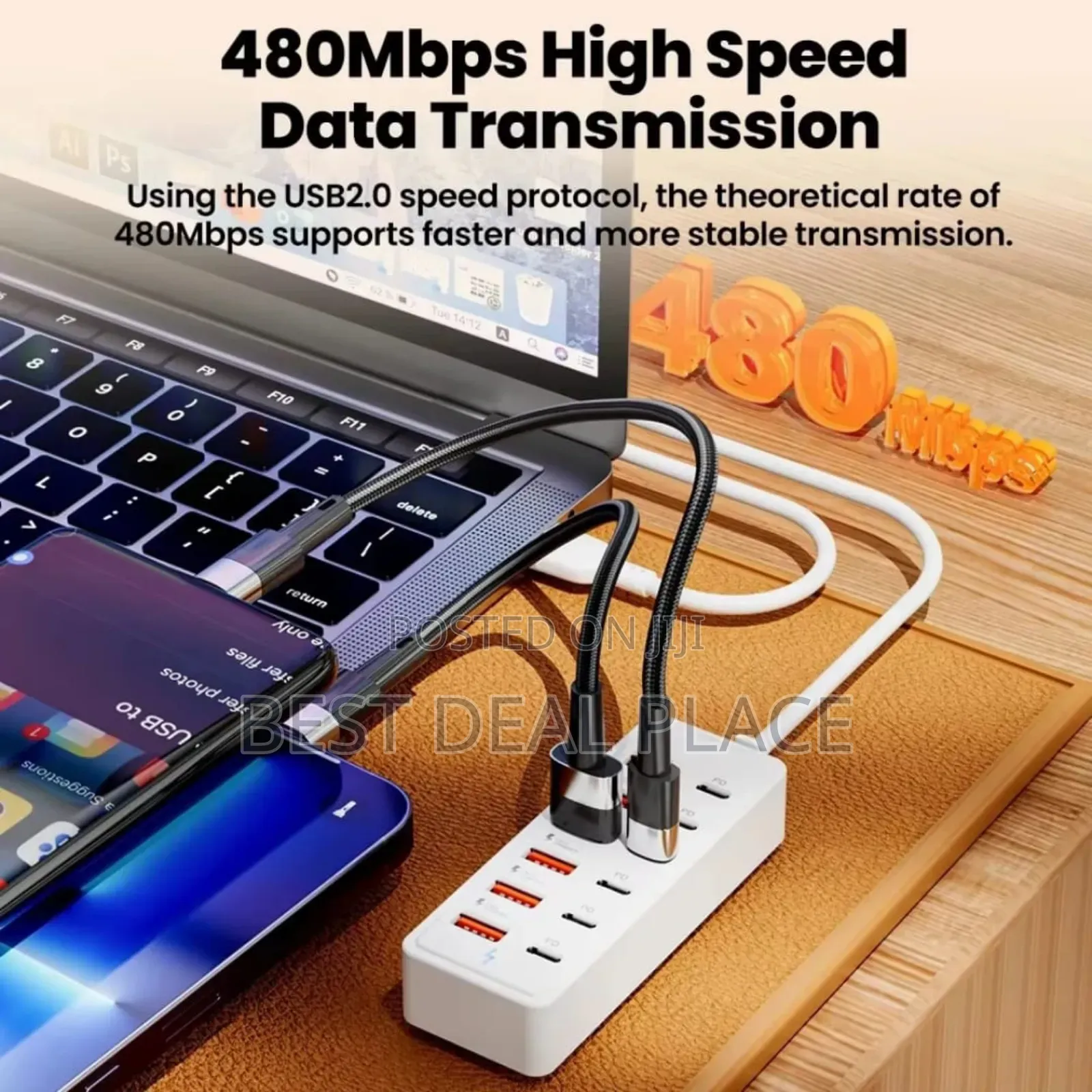 12 Port Usb Charging Station