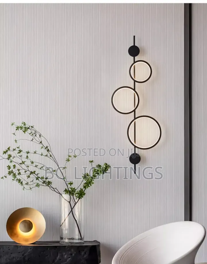 Nordic Creative Led Wall Lamp Modern Living Room Bedroom Wall Sconce