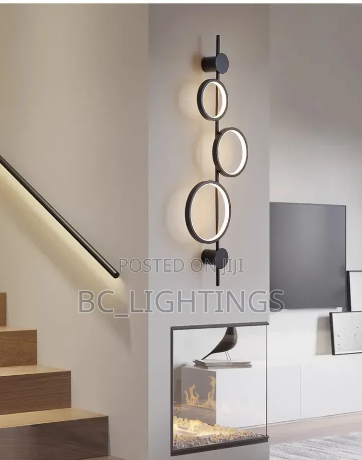 Nordic Creative Led Wall Lamp Modern Living Room Bedroom Wall Sconce