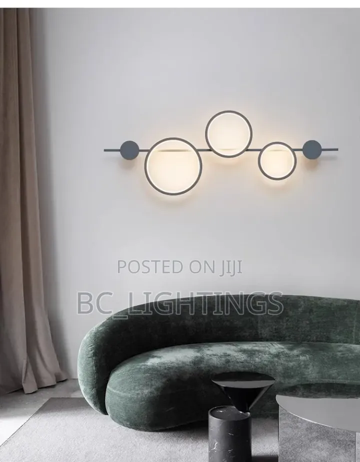 Nordic Creative Led Wall Lamp Modern Living Room Bedroom Wall Sconce